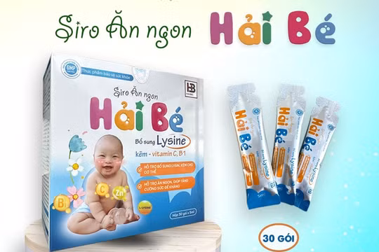 Thu hồi sản phẩm hàng giả 'Siro ăn ngon Hải Bé' trên toàn quốc