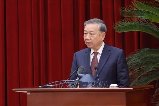 Phát biểu của Tổng Bí thư Tô Lâm tại Phiên Bế mạc Hội nghị lần thứ 12 Ban Chấp hành Trung ương Đảng khóa XIII