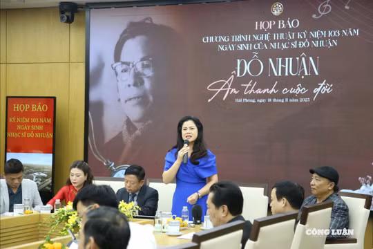 Họp báo chương trình nghệ thuật "Đỗ Nhuận – Âm thanh cuộc đời"