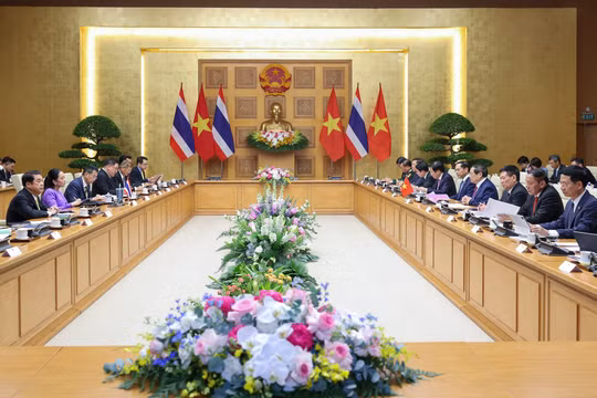 Thủ tướng Phạm Minh Chính và Thủ tướng Thái Lan chủ trì họp Nội các chung Việt Nam - Thái Lan lần thứ 4