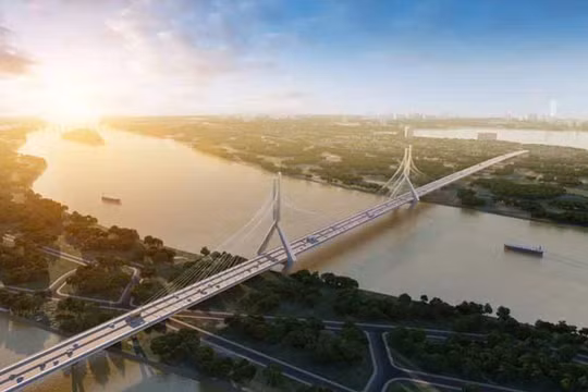 Hà Nội khởi công cầu Tứ Liên gần 20.000 tỷ đồng, bắc qua sông Hồng