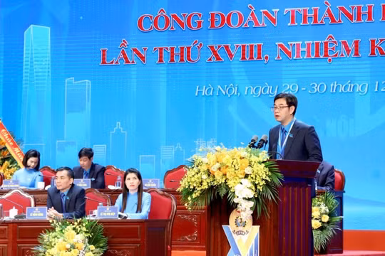 Ông Nguyễn Văn Thắng tái cử chức Chủ tịch Liên đoàn Lao động thành phố Hà Nội