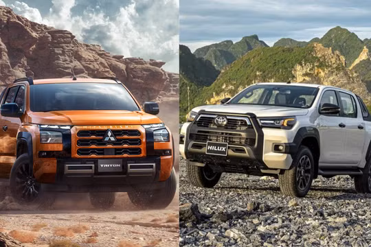 Bỏ qua Ranger, bộ đôi Hilux và Triton đua giá giành thị phần