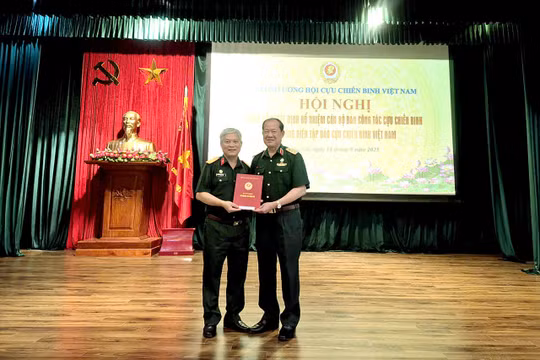 Đại tá, nhà báo Đỗ Phú Thọ được bổ nhiệm làm Tổng Biên tập Báo Cựu chiến binh Việt Nam