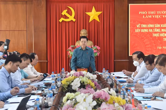 Đẩy mạnh giải pháp, phân công nhiệm vụ cụ thể để Tây Ninh đạt tăng trưởng ở mức cao nhất có thể