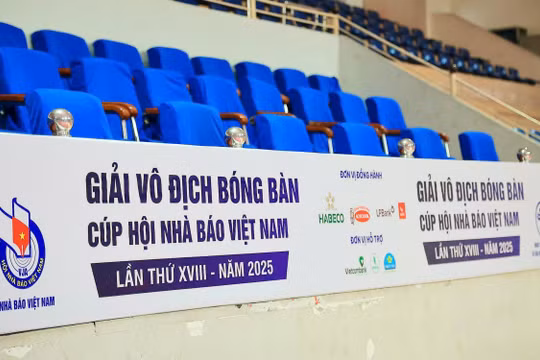 Hoàn tất công tác chuẩn bị Giải Bóng bàn Cúp Hội Nhà báo Việt Nam 2025