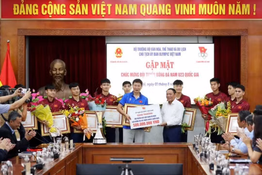 Bộ VHTT&DL mừng công và khen thưởng đội tuyển U23 Việt Nam