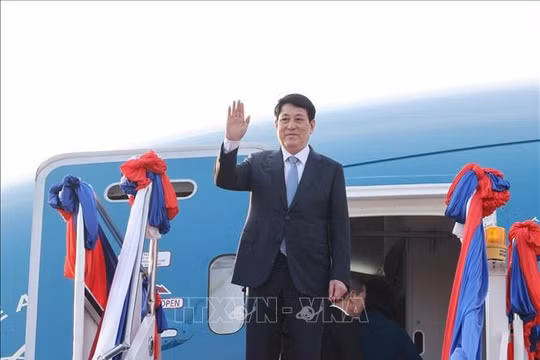 Chủ tịch nước Lương Cường kết thúc tốt đẹp chuyến thăm cấp Nhà nước tới CHDCND Lào
