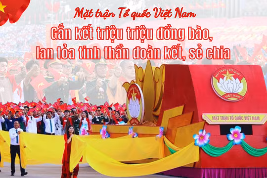 Mặt trận Tổ quốc Việt Nam: Gắn kết triệu triệu đồng bào, lan tỏa tinh thần đoàn kết, sẻ chia