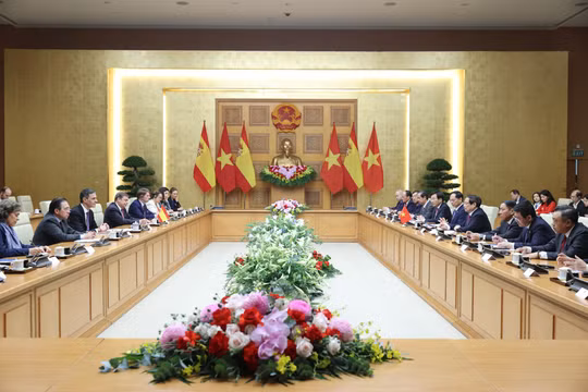 Tuyên bố chung về kết quả chuyến thăm chính thức Việt Nam của Thủ tướng Tây Ban Nha Pedro Sánchez
