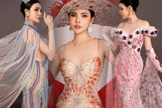 Á hậu Kim Khoẻ: “Nàng thơ” trong BST dạ hội của nhà thiết kế Tommy Nguyễn