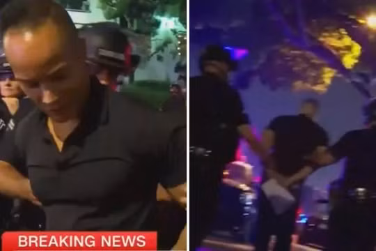 Phóng viên CNN bị cảnh sát bắt giữ khi đang đưa tin trực tiếp ở Los Angeles