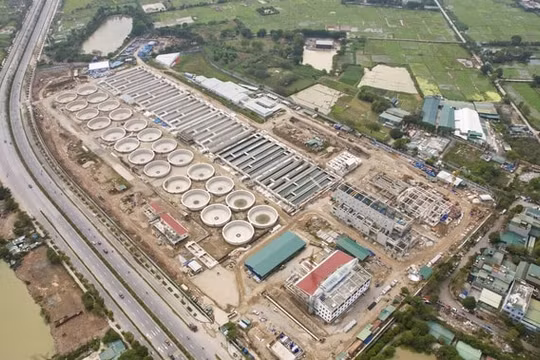 Hà Nội đầu tư gần 740 tỷ đồng xây dựng hệ thống xử lý nước thải Kiến Hưng