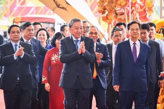 Tổng Bí thư Tô Lâm và lãnh đạo Đảng, Nhà nước dự Lễ khánh thành, khởi công 250 công trình trên toàn quốc
