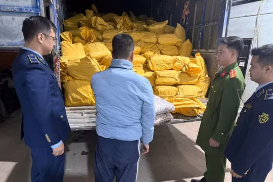 Phát hiện, tạm giữ gần 12 tấn chân gà đông lạnh không rõ nguồn gốc tại Cao Bằng