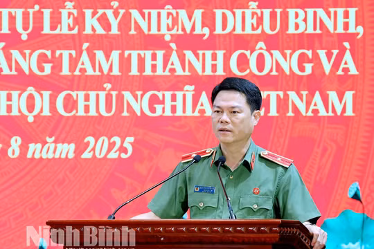 Công an Ninh Bình: Tập trung quyết liệt các biện pháp với mục tiêu cao nhất là bảo đảm tốt an ninh trật tự dịp Đại lễ