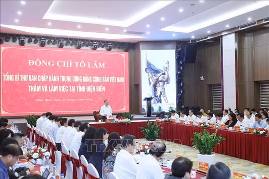 Tổng Bí thư Tô Lâm: Tinh thần 'Điện Biên Phủ' phải tiếp tục được thắp lên như một mệnh lệnh phát triển