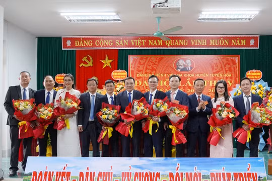 Đại hội Đảng bộ Bệnh viện Đa khoa huyện Tuyên Hóa lần V, nhiệm kỳ 2025-2030