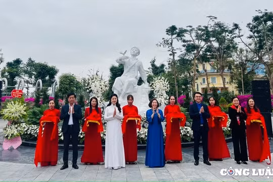 Hải Phòng: Khánh thành Tượng đài Anh hùng liệt sĩ Kim Đồng tại vườn hoa Kim Đồng