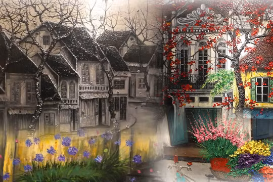 Chạm vào ký ức Hà Nội qua những nét vẽ