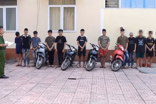 Nghệ An: Bắt tạm giam 8 đối tượng gây rối trật tự công cộng