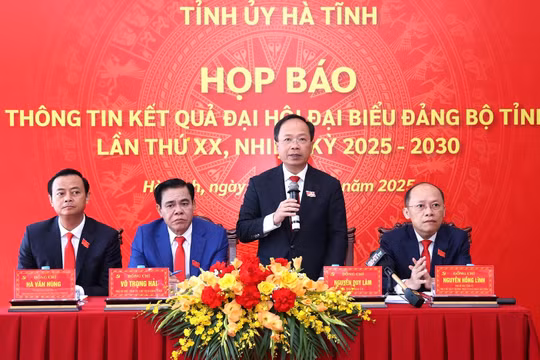 Khẩn trương hiện thực hóa các mục tiêu Nghị quyết Đại hội Đảng bộ Hà Tĩnh