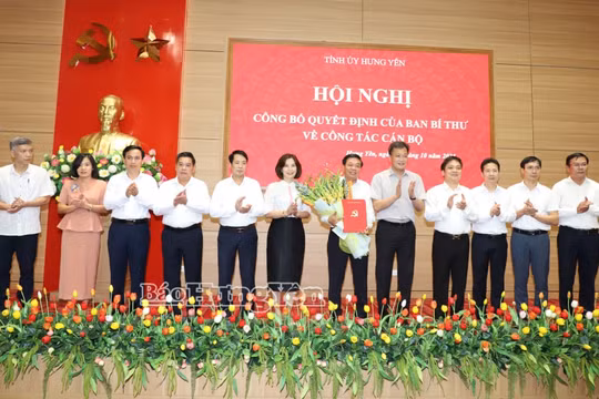 Ban Bí thư chỉ định ông Nguyễn Quang Hưng giữ chức Chủ nhiệm Ủy ban Kiểm tra Tỉnh ủy Hưng Yên nhiệm kỳ 2025 - 2030