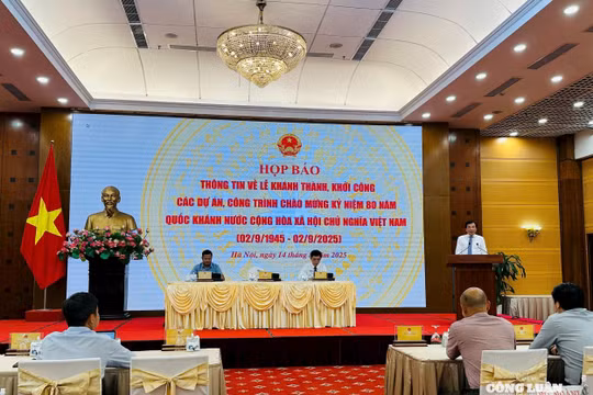 Ngày 19/8, chính thức khởi công, khánh thành 250 công trình với tổng mức đầu tư 1.280.000 tỷ đồng