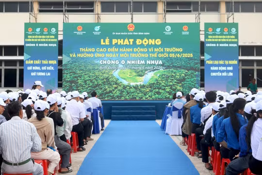 Bình Định phát động Tháng cao điểm hành động vì môi trường và hưởng ứng Ngày Môi trường thế giới 05/6/2025