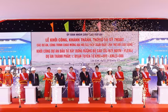 Gia Lai: Đồng loạt khởi công, khánh thành 10 công trình, dự án trọng điểm