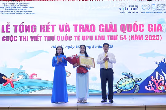Trao giải cuộc thi Viết thư quốc tế UPU 54 - năm 2025