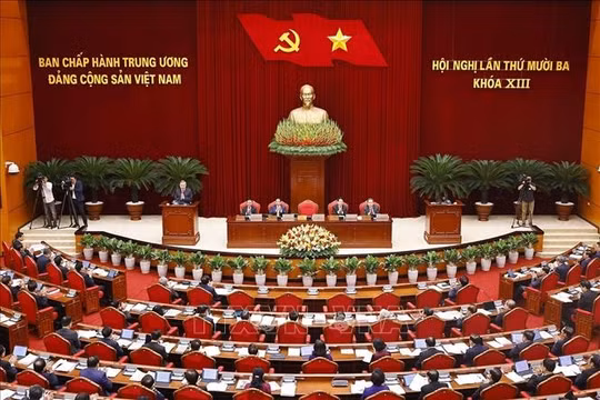 Hội nghị Trung ương 13 tiếp tục thảo luận nhiều nội dung chuẩn bị cho Đại hội XIV của Đảng