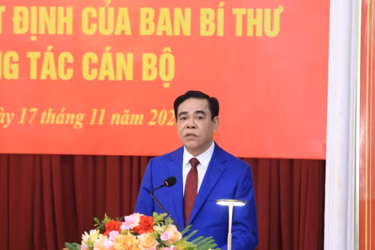 Ông Võ Trọng Hải được điều động giữ chức Phó Bí thư Tỉnh ủy Nghệ An