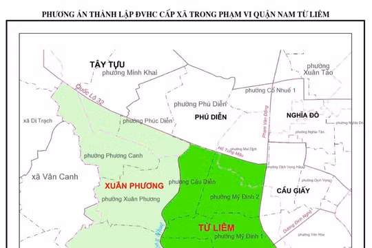 Một quận nội thành phía tây Hà Nội thông qua chủ trương sắp xếp các phường mới