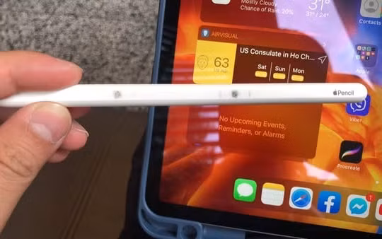 Điểm tiếp xúc iPad Pro (M4) và Apple Pencil Pro có màu lạ: Bộ Công Thương cảnh báo!