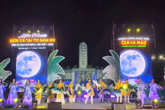 Khai mạc Liên hoan nghệ thuật đờn ca tài tử Nam bộ, tỉnh Cà Mau mở rộng lần thứ I - năm 2025