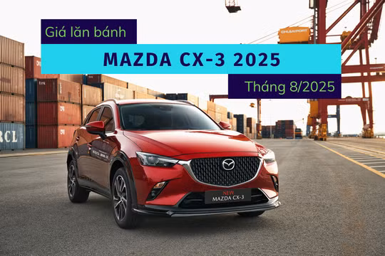 Bảng giá lăn bánh Mazda CX-3 phiên bản mới 2025
