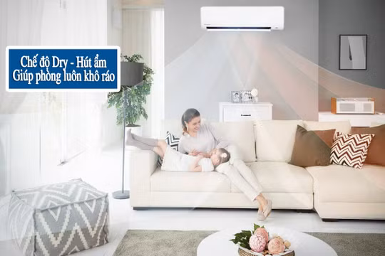 Trời nồm, dùng điều hòa để hút ẩm như thế nào cho hiệu quả?