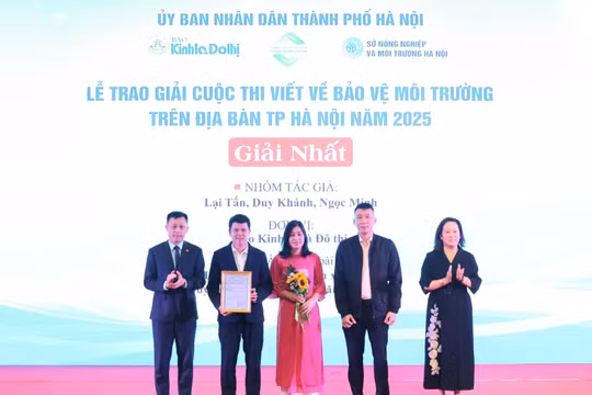 Cuộc thi viết về bảo vệ môi trường Hà Nội năm 2025: Dấu ấn từ những vấn đề đô thị