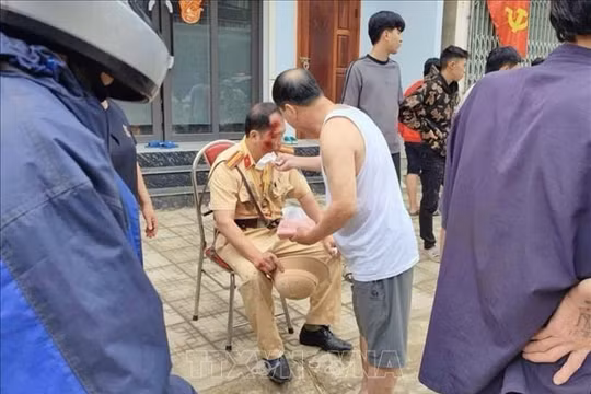 Cao Bằng: Tạm giữ đối tượng đâm xe gây trọng thương CSGT
