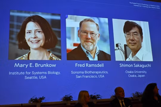 Ba nhà khoa học nhận Nobel Y sinh 2025 vì khám phá cơ chế 'phanh' của hệ miễn dịch
