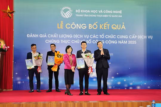 3 năm liên tiếp VNPT được công nhận là đơn vị cung cấp dịch vụ chữ ký số chất lượng tốt nhất