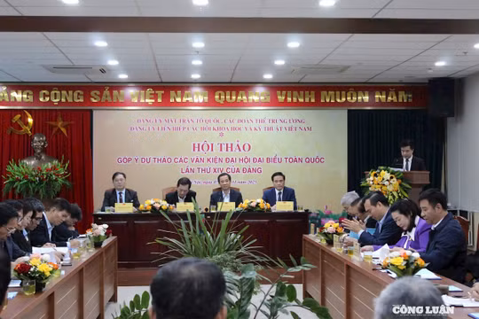 Đội ngũ trí thức khoa học – công nghệ phát huy vai trò tiên phong trong góp ý Văn kiện Đại hội XIV của Đảng