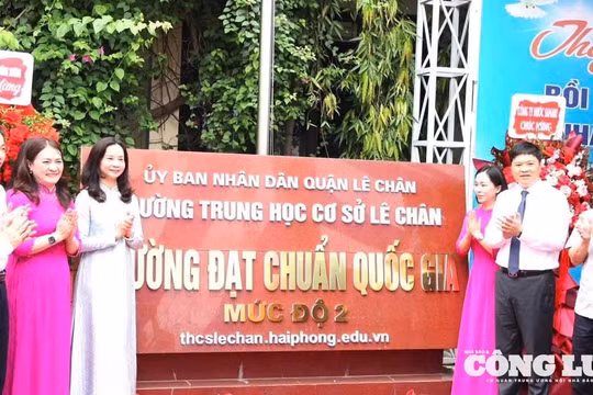 Hải Phòng: Thêm một trường THCS đạt chuẩn quốc gia cấp độ 2