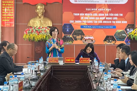 Ninh Bình có khả năng tham gia mạng lưới thành phố sáng tạo của UNESCO