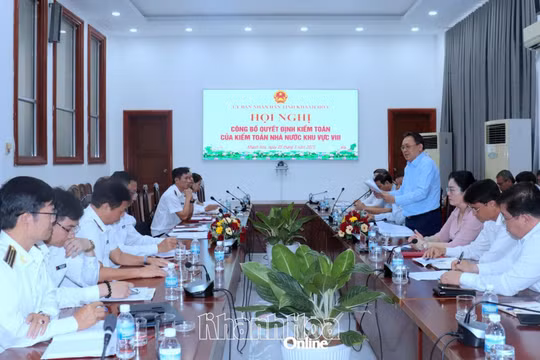 Công bố Quyết định kiểm toán ngân sách địa phương năm 2024 của tỉnh Khánh Hòa
