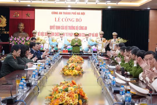 Bổ nhiệm 13 Phó Thủ trưởng Cơ quan Cảnh sát điều tra Công an TP Hà Nội