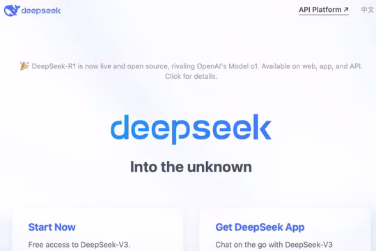 Ông Trump: Mô hình AI giá rẻ DeepSeek của Trung Quốc là 'hồi chuông cảnh tỉnh' với Mỹ