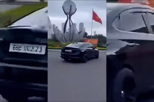 Một phụ nữ ở Cà Mau lái xe nẹt pô, lạng lách trên đường TP Nha Trang