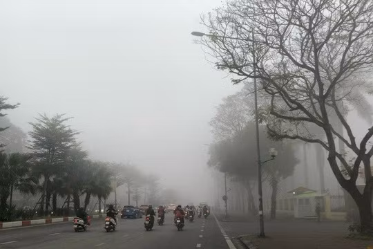 Mưa phùn, sương mù xuất hiện cuối kỳ nghỉ Tết Nguyên đán